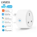 20ATuyaSmartSocketWiFiUKPlug3pinAdapterHomeAlexaVoiceControlWithEnergyMonitering Trendyolist