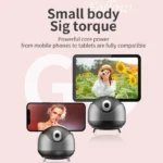 AutoFaceTrackingCameraGimbalStabilizerantishake360RotationSelfieStickTripodForPhoneSmart5 Trendyolist