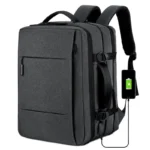 ClassicTravelBackpackMenBusinessBackpackSchoolExpandableUSBBagLargeCapacityLaptopWaterproofFashionBackpack1 Trendyolist