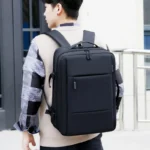 ClassicTravelBackpackMenBusinessBackpackSchoolExpandableUSBBagLargeCapacityLaptopWaterproofFashionBackpack5 Trendyolist